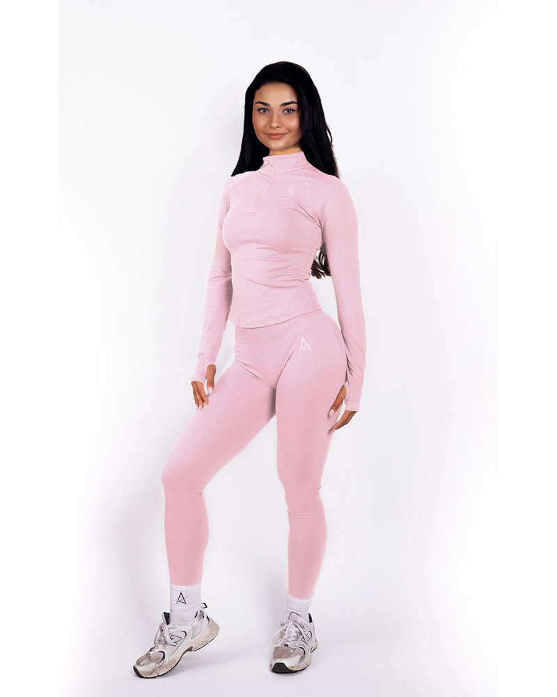 Kelly | Half Zip Long Sleeve Top - TTB3