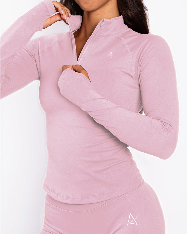 Kelly | Half Zip Long Sleeve Top - TTB3